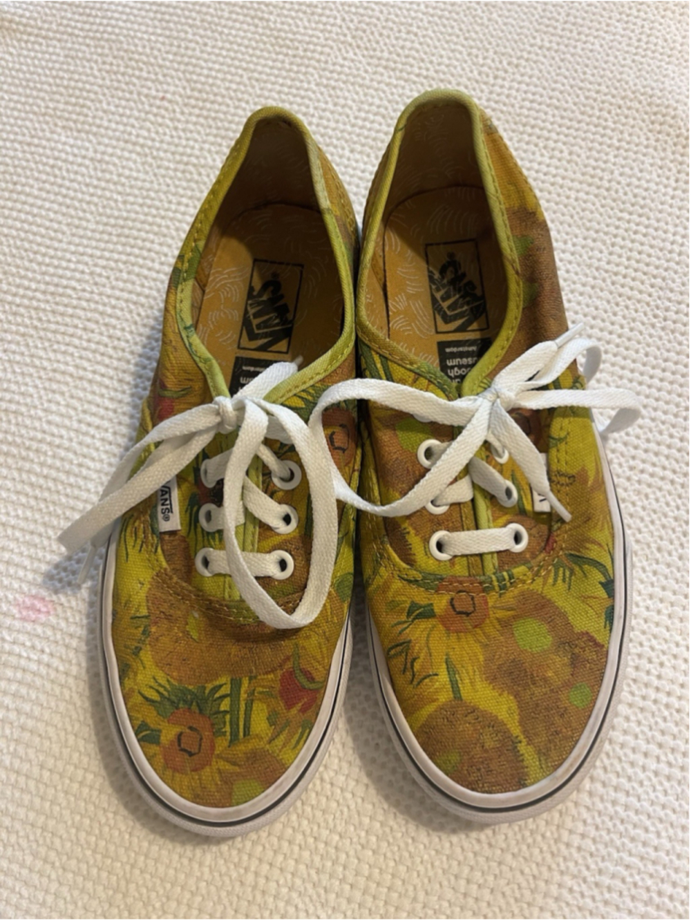 Vincent Van Gogh Museum x Vans Sunflowers Sneakers Shoes Amsterdam 7 - Picture 2 of 8